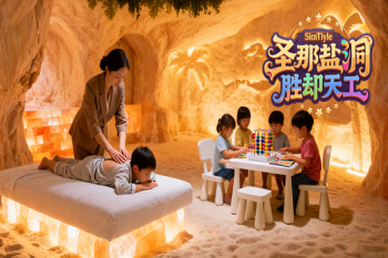 海南盐疗房儿童推拿制作既美丽又富有创意