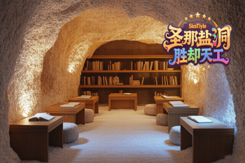 福建长汀盐疗房读书室打造梦幻理想读书空间