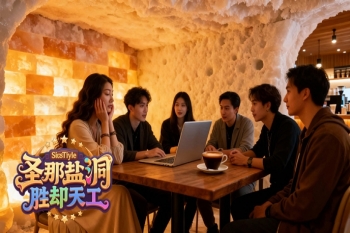 成都盐疗屋咖啡厅秘境 仿佛闯入了现实版“绿野仙踪”