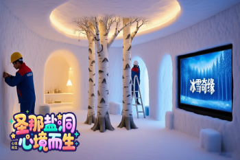 青海简单纯粹明朗温暖山洞盐疗屋构筑梦幻的洞穴世界