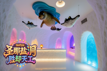 吹爆 上海洞仿真洞穴盐疗房引领店铺新f尚