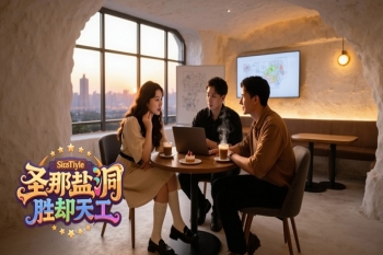 上海盐疗房农家乐用洞穴光影造一场人间烟火