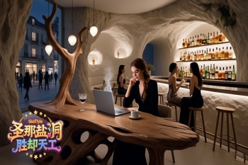 西藏吉隆产业园创意盐疗屋酒吧装饰工程