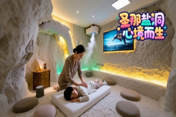 逆天 河南夫妻二人竟把盐疗屋儿童推拿装修成这样